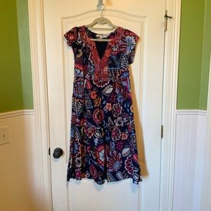 Boden Cotton Dress Sz 12 L